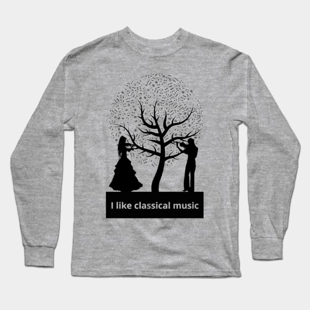 Classical music Long Sleeve T-Shirt by Gersth